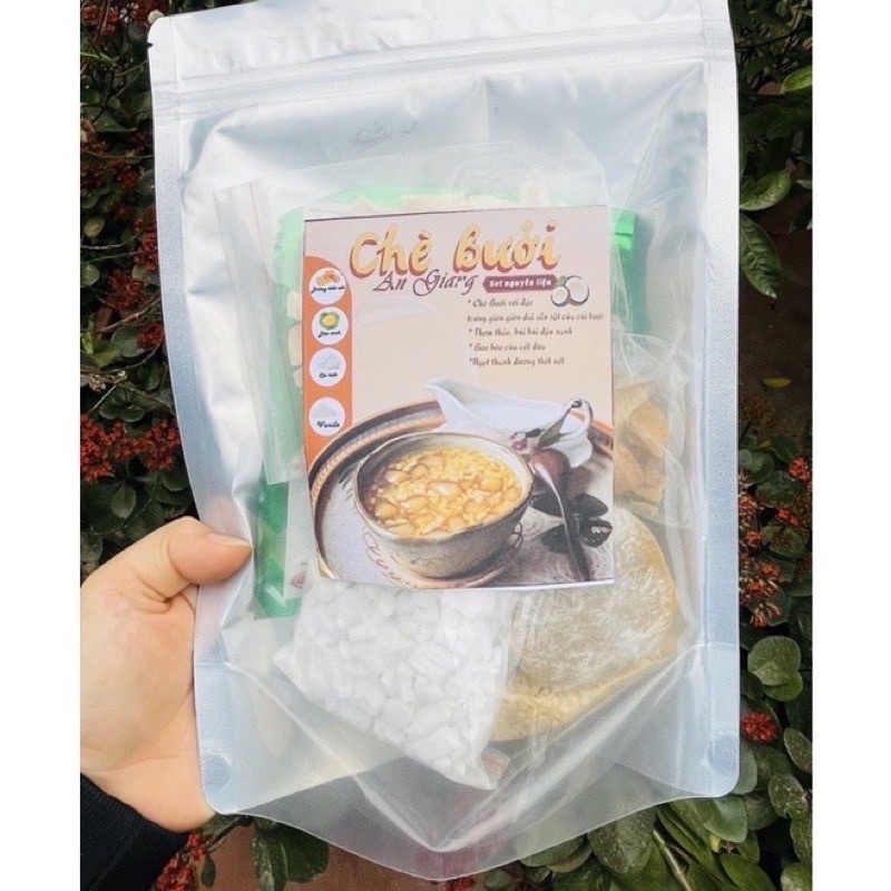 Set Nguyên Liệu làm 12 ly Chè Bưởi chuẩn An Giang Có Kèm Cách Làm Siêu Dễ Làm