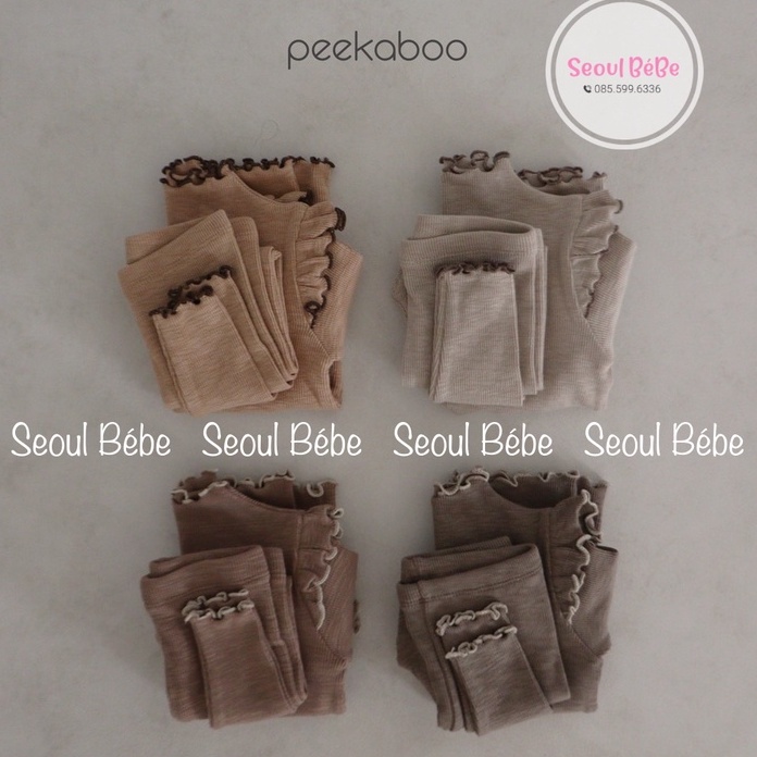 Bộ rời gân SHARON cho bé 8-20kg hãng Peekaboo thu đông 2022