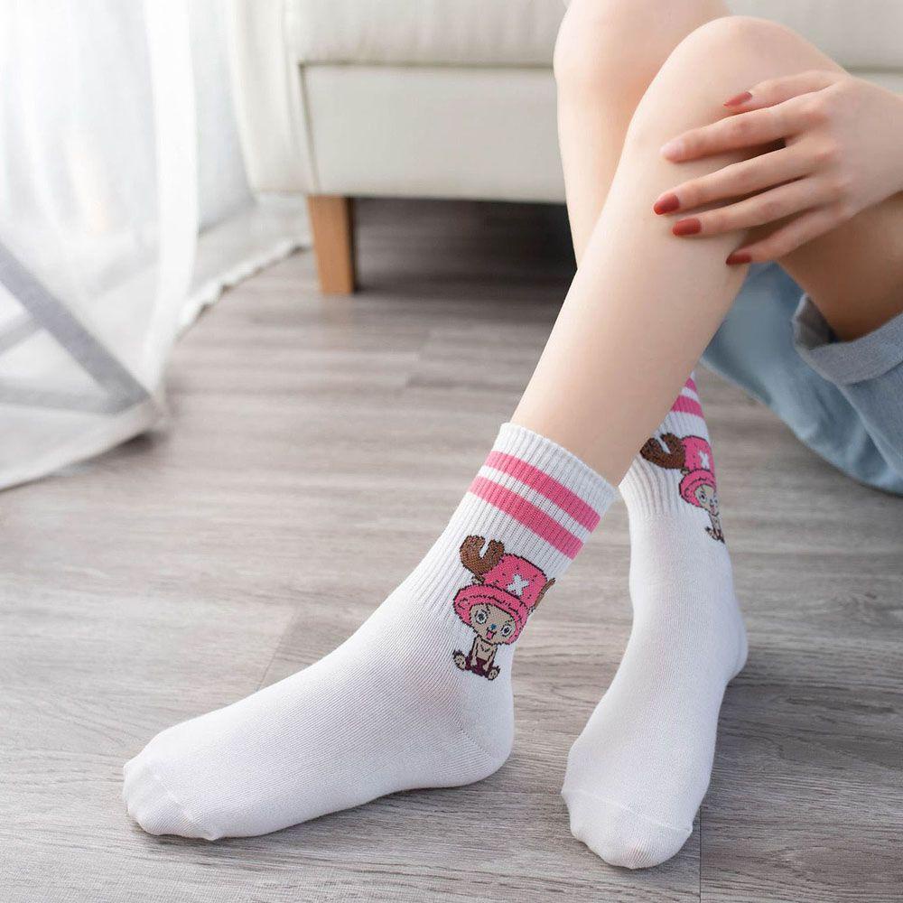 Vớ Thể Thao Thoáng Khí Thoải Mái In Họa Tiết Hoạt Hình Phong Cách Harajuku Cho Nam Và Nữ