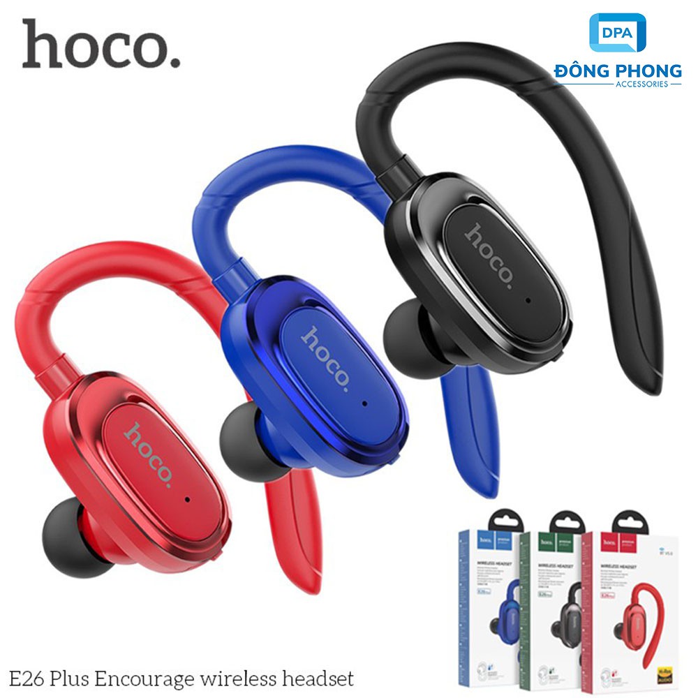 [Mã ELFLASH5 giảm 20K đơn 50K] Tai Nghe Bluetooth Hoco E26 Plus V5.0 Chính Hãng