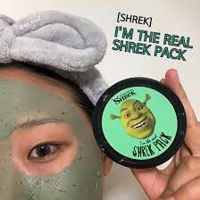 Mặt Nạ Đất Sét Bạc Hà Rau Má I’m The Real Shrek Pack 110g Làm Sạch Mụn Đầu Đen / Mặt Nạ Lột Mụn Sherk Peel-Off