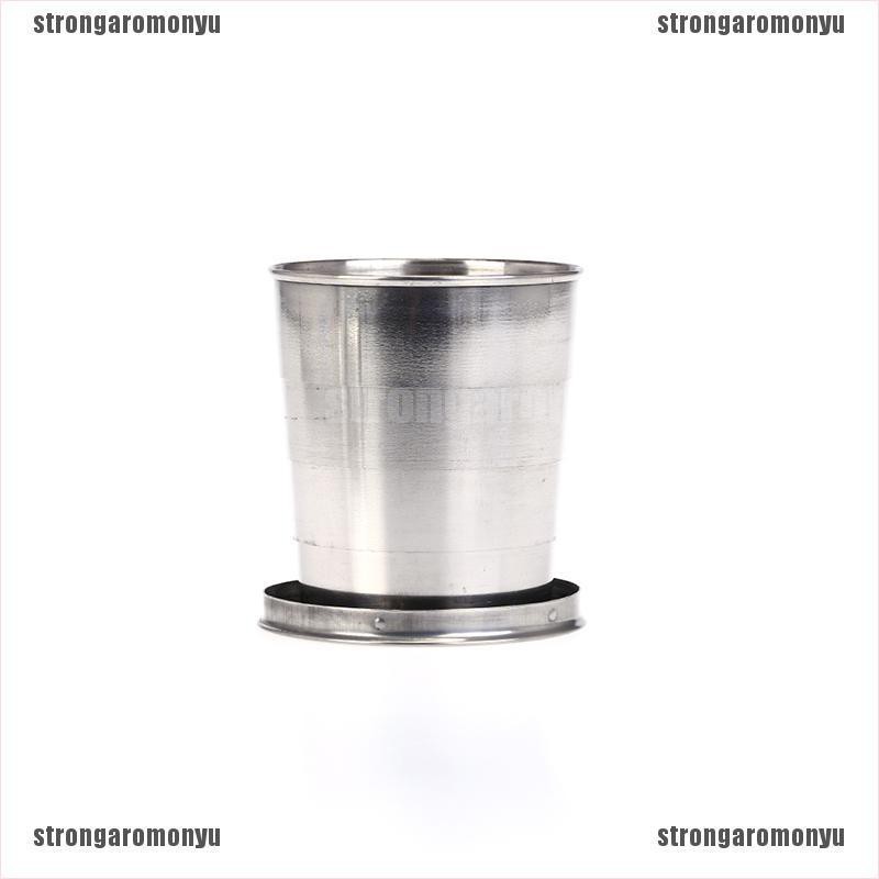 Bình Nước Inox 240ml Có Thể Gấp Gọn Tiện Lợi Khi Đi Du Lịch