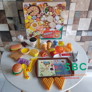 Bộ đồ chơi các món ăn Á Âu siêu hấp dẫn