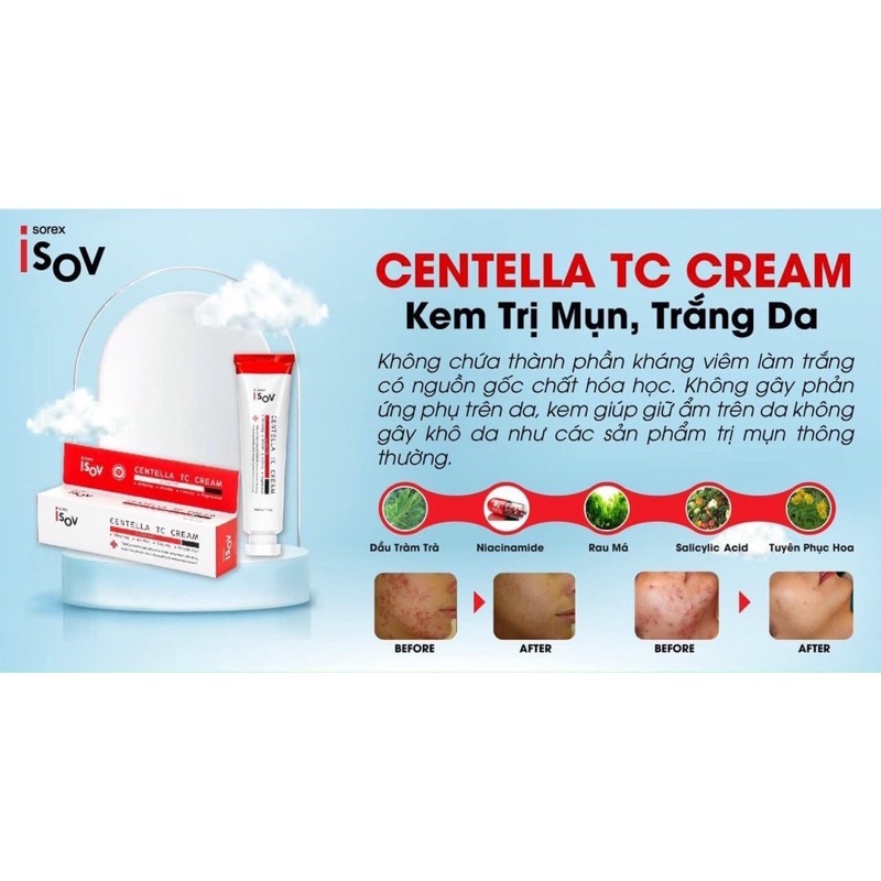 Kem centella TC cream isov