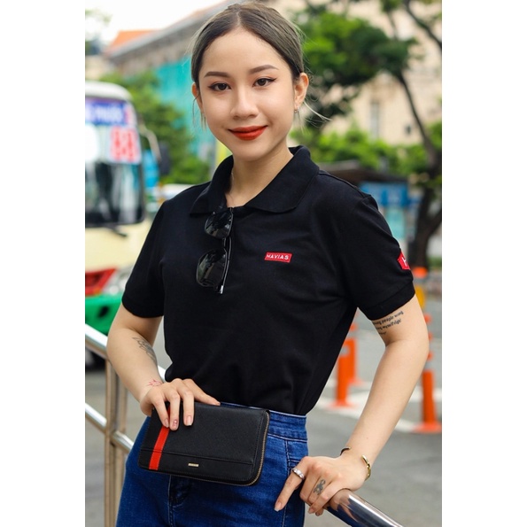 COPremium HAVIAS áo thun polo vải Spandex Crocodile Cotton 100% Premium nhập khẩu