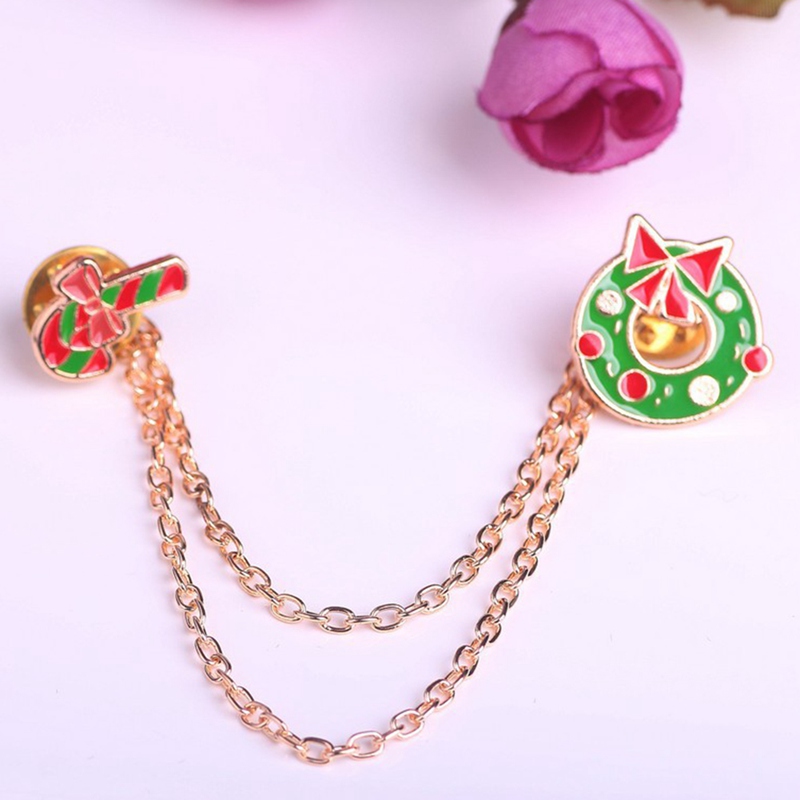 CREATIVE Trâm Cài Áo Hình Giáng Sinh Sáng Tạo 1 Cái