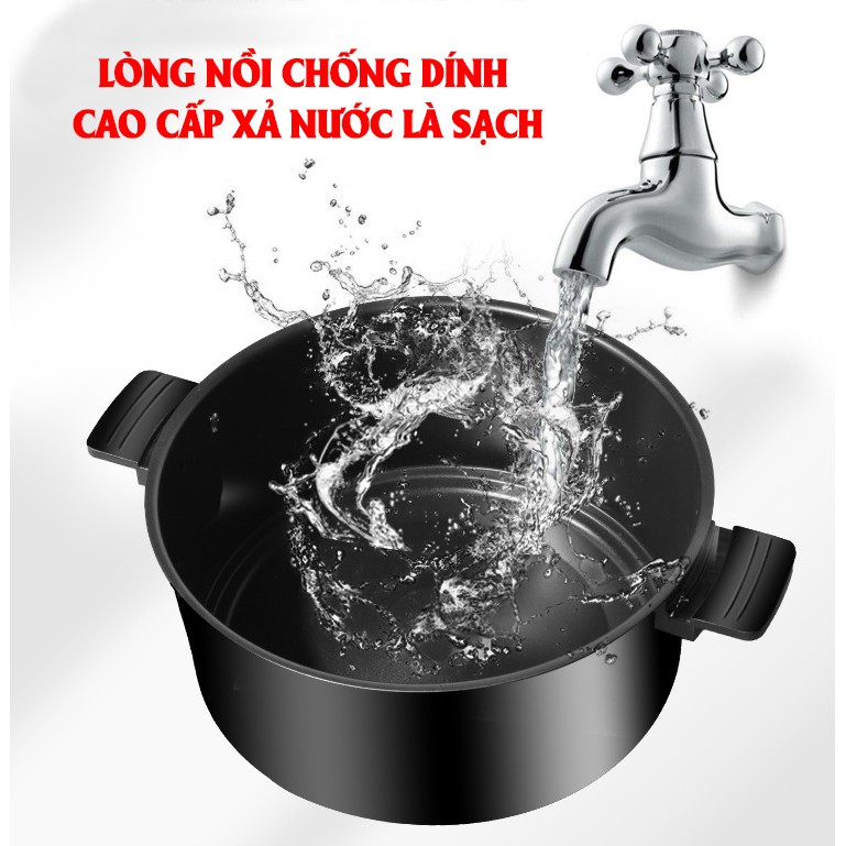 Nồi chiên không dầu dung tích 8 lít MKMAOKE Bảo hành 24 tháng - Nồi chiên không dầu điện tử dung tích lớn 8L