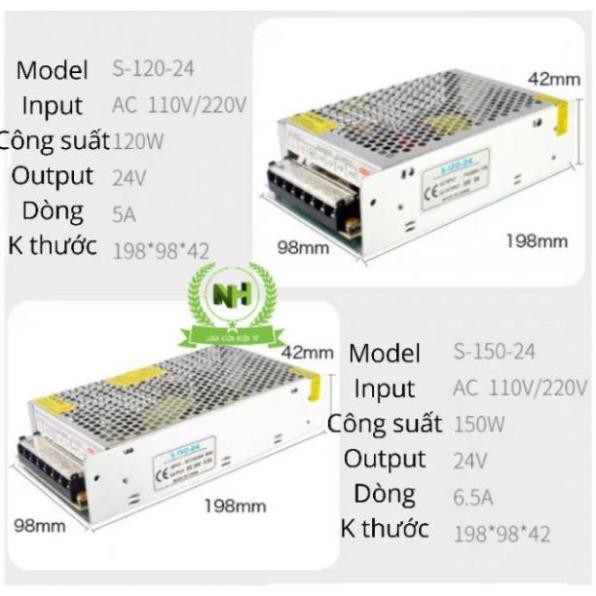 =VIP= 220V- 24V Power Supply ( 1A, 3A, 5A, 10A, 15A, 20A, 30A ) Nguồn tổ ong 24V đủ dòng