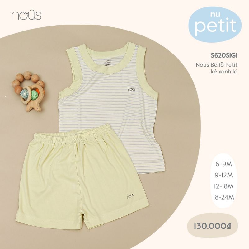 Bộ ba lỗ Nous bé trai, bé gái 2023