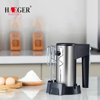 Máy Đánh Trứng Cầm Tay 450W - Trộn Bột - Máy Đánh Kem_ HAEGER®️ -  Bảo Hành 12 Tháng