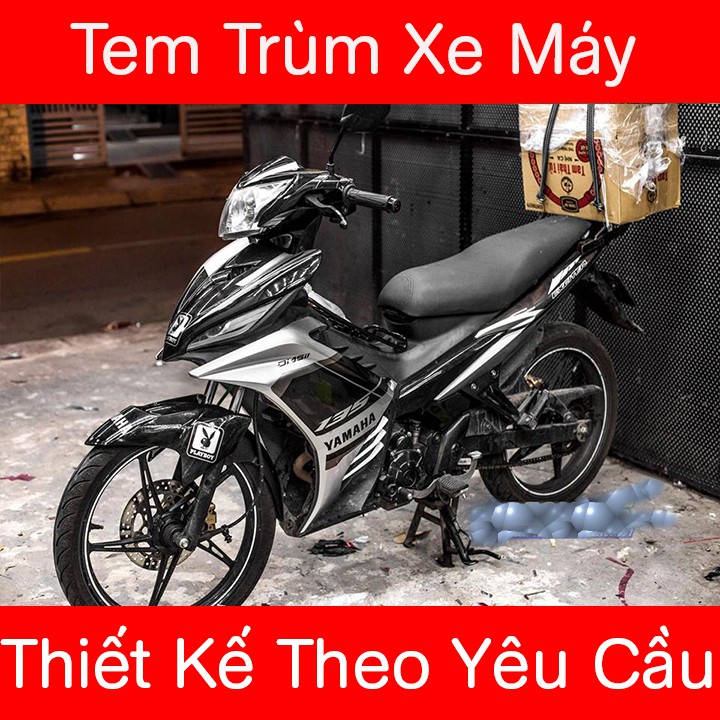 Tem Trùm Exciter 135 Đen Bạc