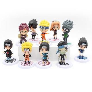 Combo 10 Mô Hình Nhân Vật Naruto - Cao 8cm