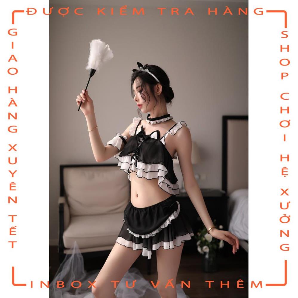 Full set đồ ngủ Cosplay Bé mèo siêu dễ thương L203  - hot tiktok | BigBuy360 - bigbuy360.vn