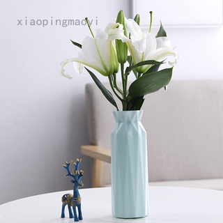 Lọ Cắm Hoa Khô Bằng Nhựa Màu Sắc Xinh Xắn Tiện Dụng