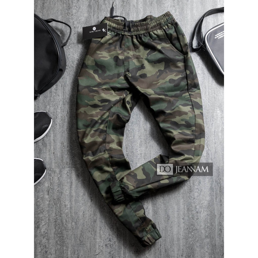 ❈☃☸Quần Kaki Jogger Lính Unisex Nam Nữ JO02