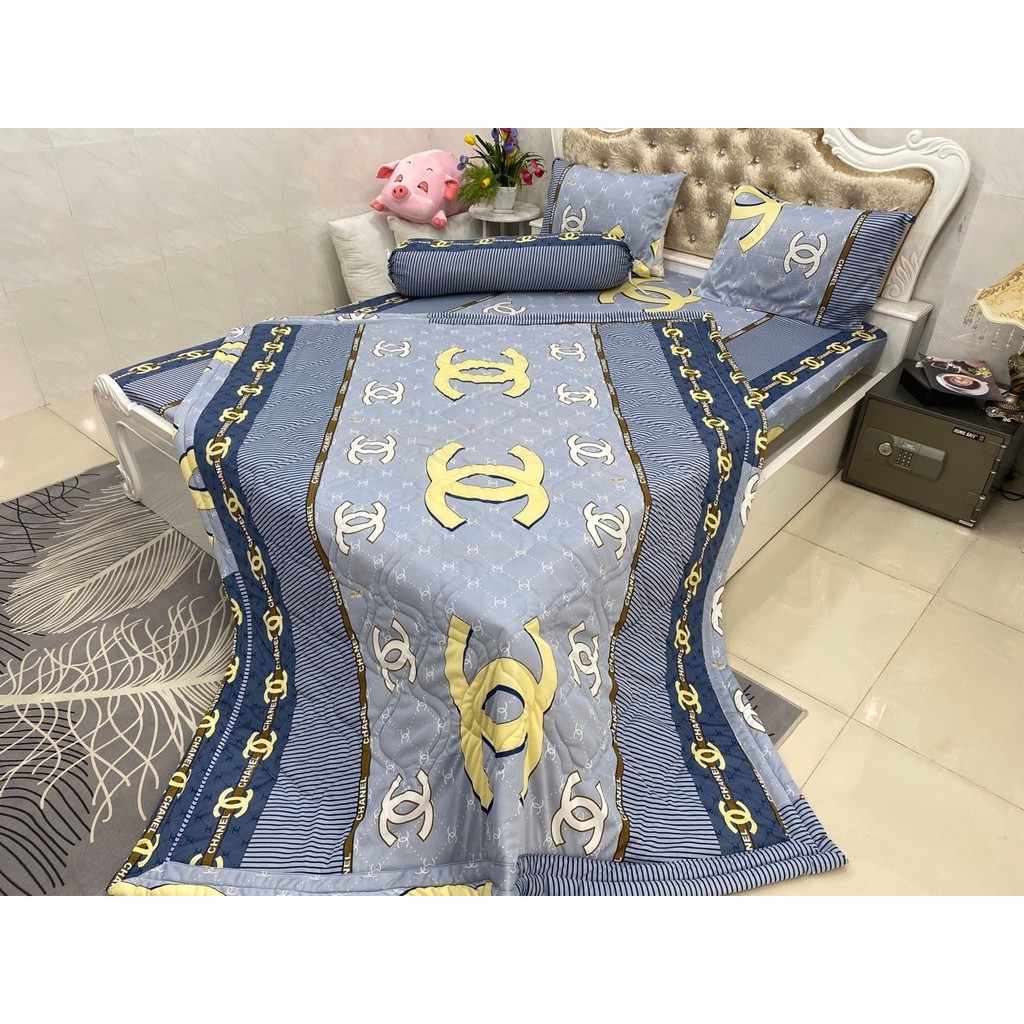 XẢ KHO trọn bộ drap +Mền thun Hàn Quốc siêu mát size 1m4 - IB xem mẫu mới - RẺ VÔ ĐỊCH