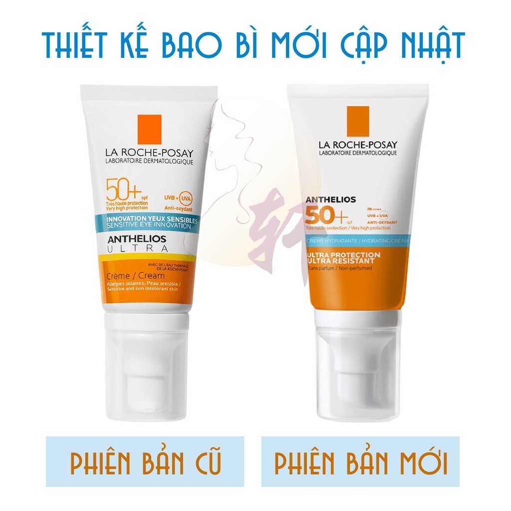 [Mẫu mới] KEM CHỐNG NẮNG LA ROCHE-POSAY CHO DA KHÔ & THIÊN KHÔ ❤ LA ROCHE-POSAY ANTHELIOS HYDRATING CREAM SPF50+