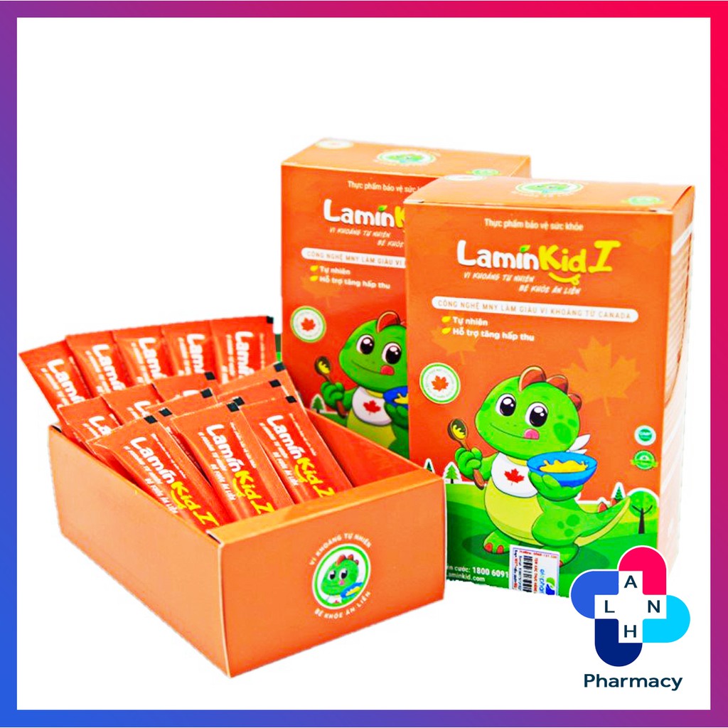 LaminKid I (20 gói) - Vi khoáng tự nhiên, bé ăn khỏe liền.