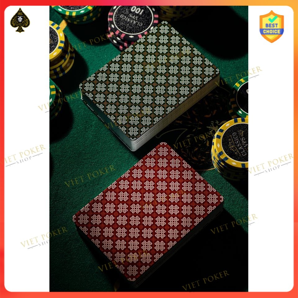 [NEW 2020] Bài nhựa poker, VPS Texas Hold'em poker playing cards chống nước hoàn hảo