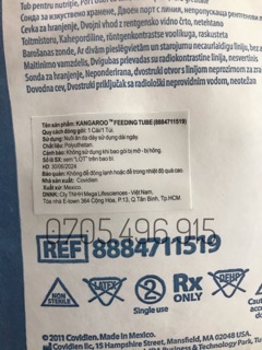 Dây cho ăn 1 tháng Covidien Kangaroo