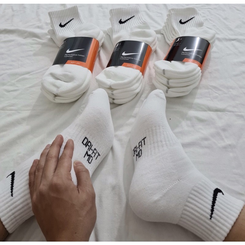 Tất vớ thể thao Nike Drifit cổ lửng trung nam nữ hàng xuất Nhật