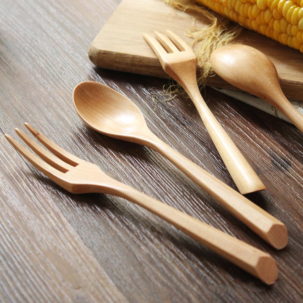 YIYU Muỗng Gỗ Thân Thiện Với Môi Trường