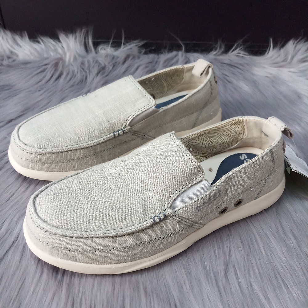 (Cao cấp) Giày lười nam cross walu chambray xuất xịn, giày cross nam vải - Cross house | BigBuy360 - bigbuy360.vn