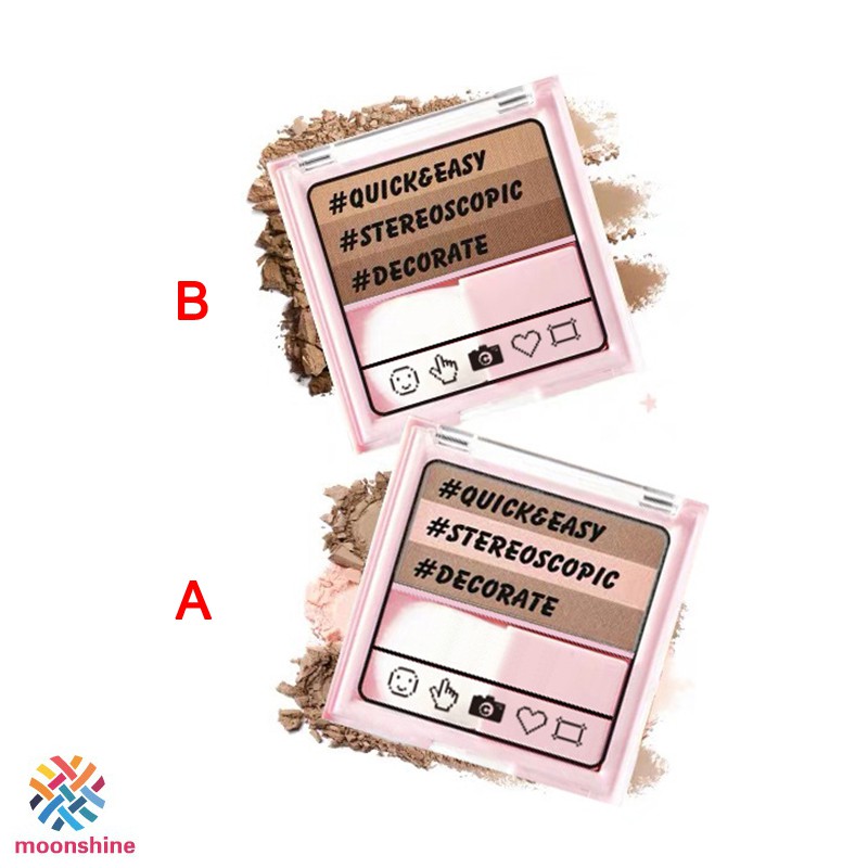 [Hàng mới về] Bảng Phấn Bắt Sáng Và Tạo Khối 3D Trang Điểm Cho Nữ Trong 3 Giây | BigBuy360 - bigbuy360.vn