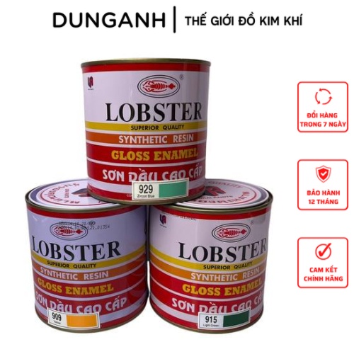 Sơn dầu Kim Khí Dung Anh, sơn dầu cao cấp Lobster lọ 800ml