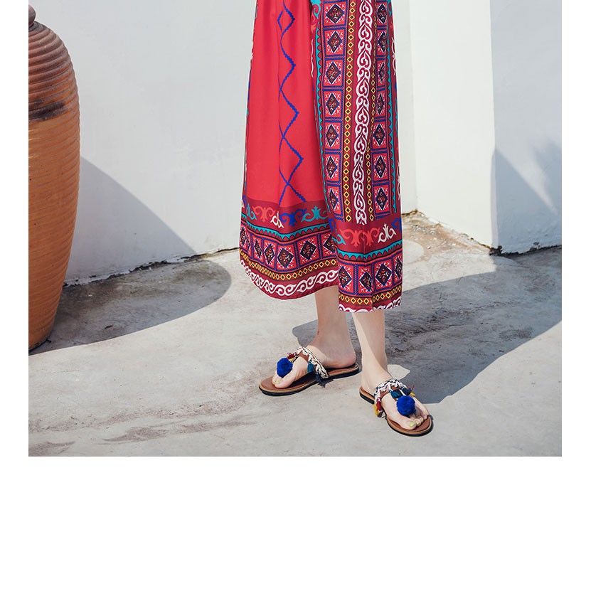 Đầm dài đi biển phong cách Bohemian cho nữ | BigBuy360 - bigbuy360.vn