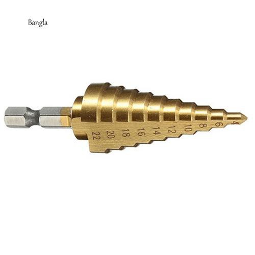 Mũi khoan lỗ dạng hình nón 4-22mm bằng titan cao cấp