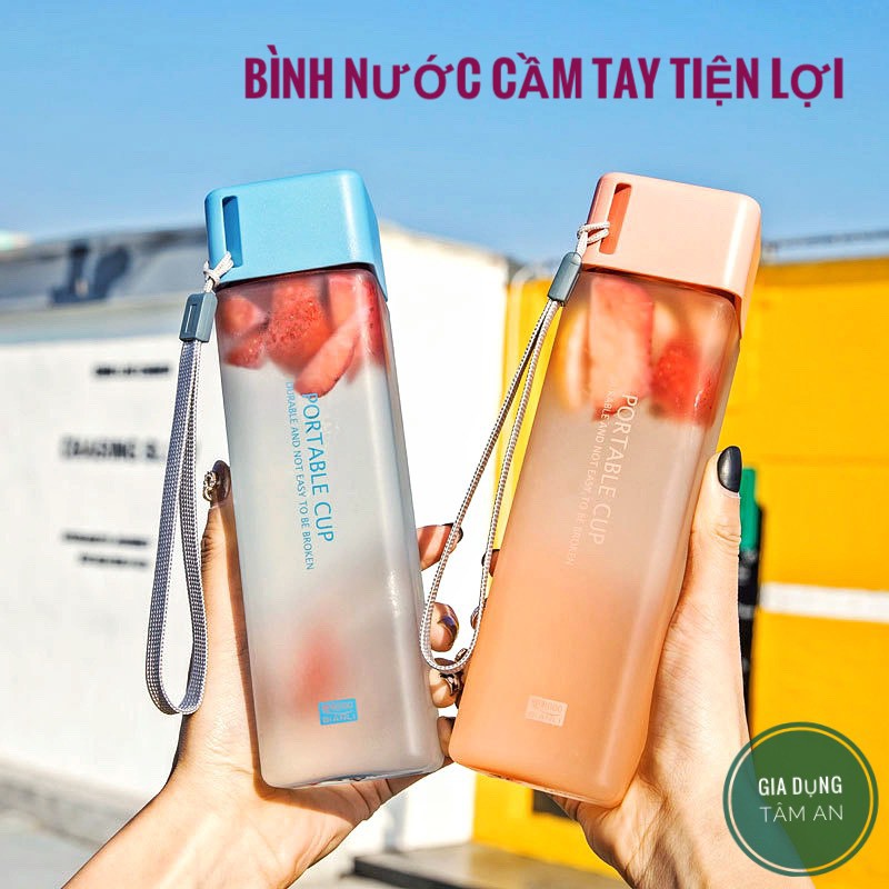 Bình nước cầm tay DL65 chất liệu cao cấp - Cầm tay/bỏ túi/du lịch siêu HOT