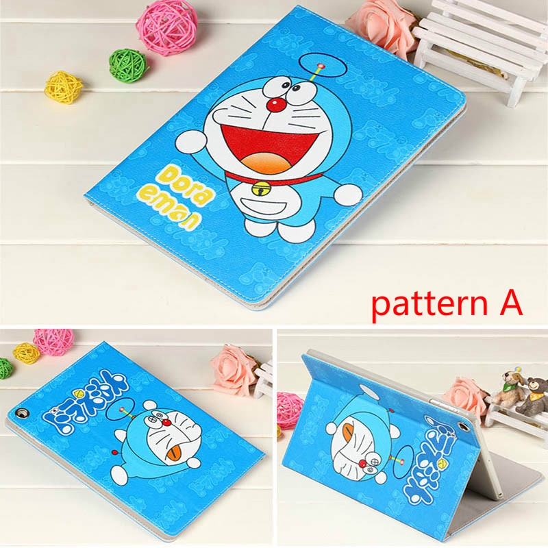 Bao da máy tính bảng PU in hình Doraemon cho iPad 9.7 2017 2018 mini 1 2 3 4 Air 1 Air2 | BigBuy360 - bigbuy360.vn