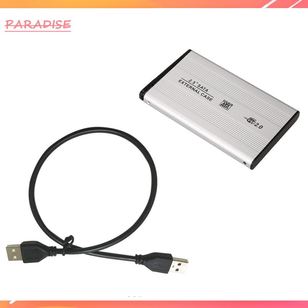 Hộp Đựng Ổ Cứng Ngoài 2.5 Inch Usb 2.0 Sata Bằng Hợp Kim Nhôm Ốp