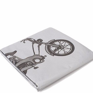 Bạt phủ xe máy có hoa văn loại đẹp