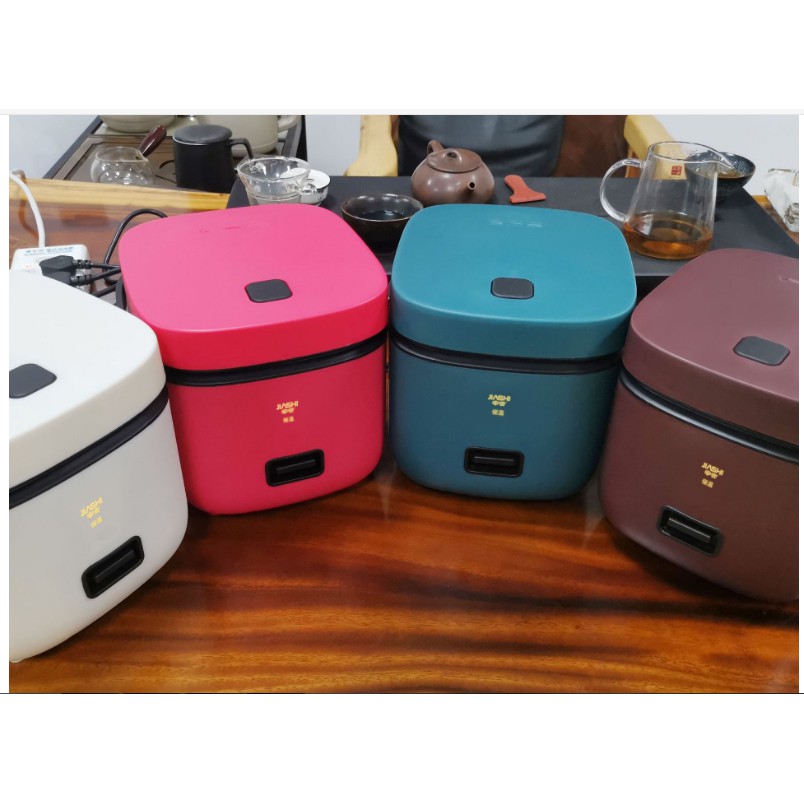 Nồi cơm điện mini 1,2L màu xanh siêu xinh | BigBuy360 - bigbuy360.vn