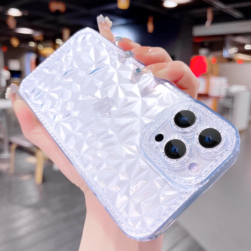 Ốp Điện Thoại Họa Tiết Kim Cương Lấp Lánh Cho Samsung Galaxy S22 Ultra S22 Plus A32 A52 A12 A02S A03S A13 A33 A53 A73 A23