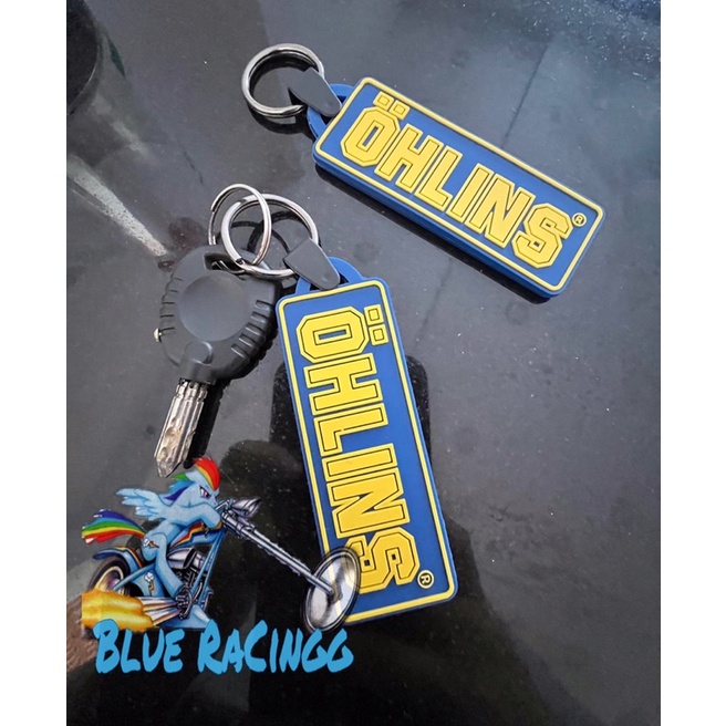 Móc khoá OhLIN Cao su