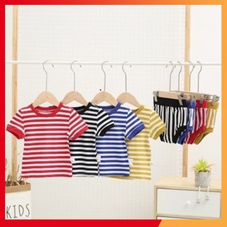 Bộ chip kẻ cho bé trai và bé gái từ 5 đến 16kg skids store