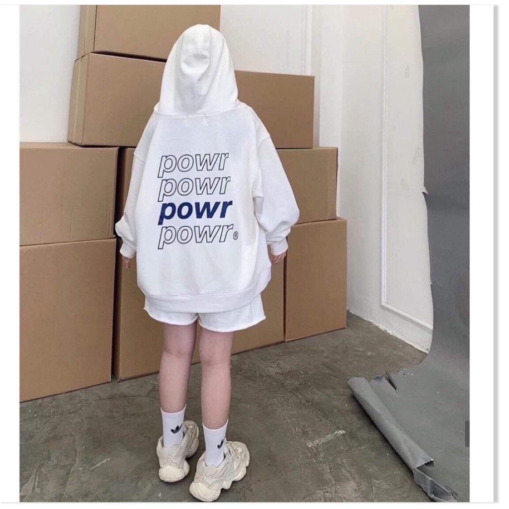 Áo khoác nữ fomr rộng Hàn Quốc, áo hoodie nữ form rộng có dây kéo đi học powr