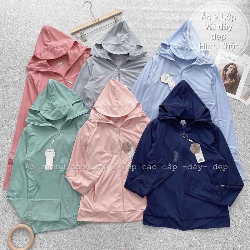 [Mã WASKT304 giảm 15% tối đa 30K đơn 99K] ÁO CHỐNG NẮNG NỮ 2 LỚP VẢI THÔNG HƠI CAO CẤP LOẠI 1 ANN | BigBuy360 - bigbuy360.vn