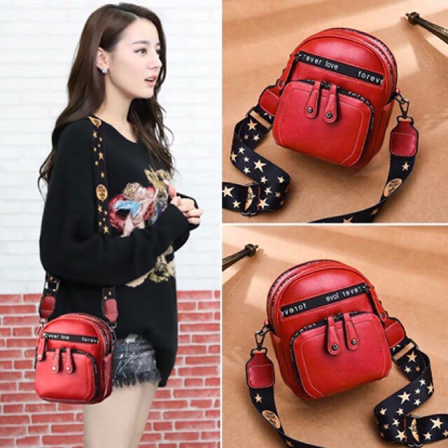 Túi đeo chéo thời trang du lịch đi học mini nữ HOT JASU CD125