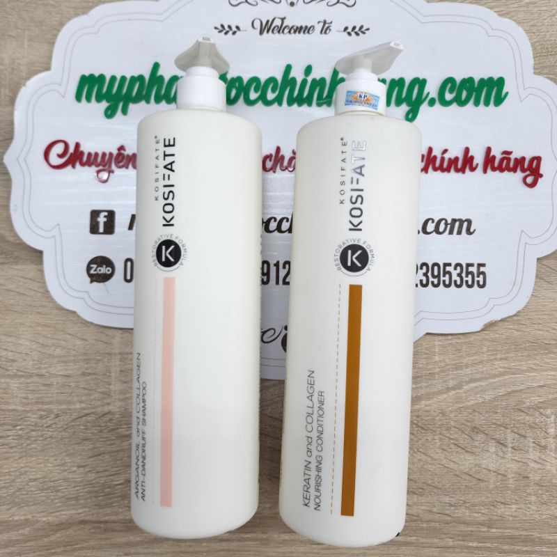 Dầu gội xả dưỡng sinh Kosifate 500ml - 1000ml