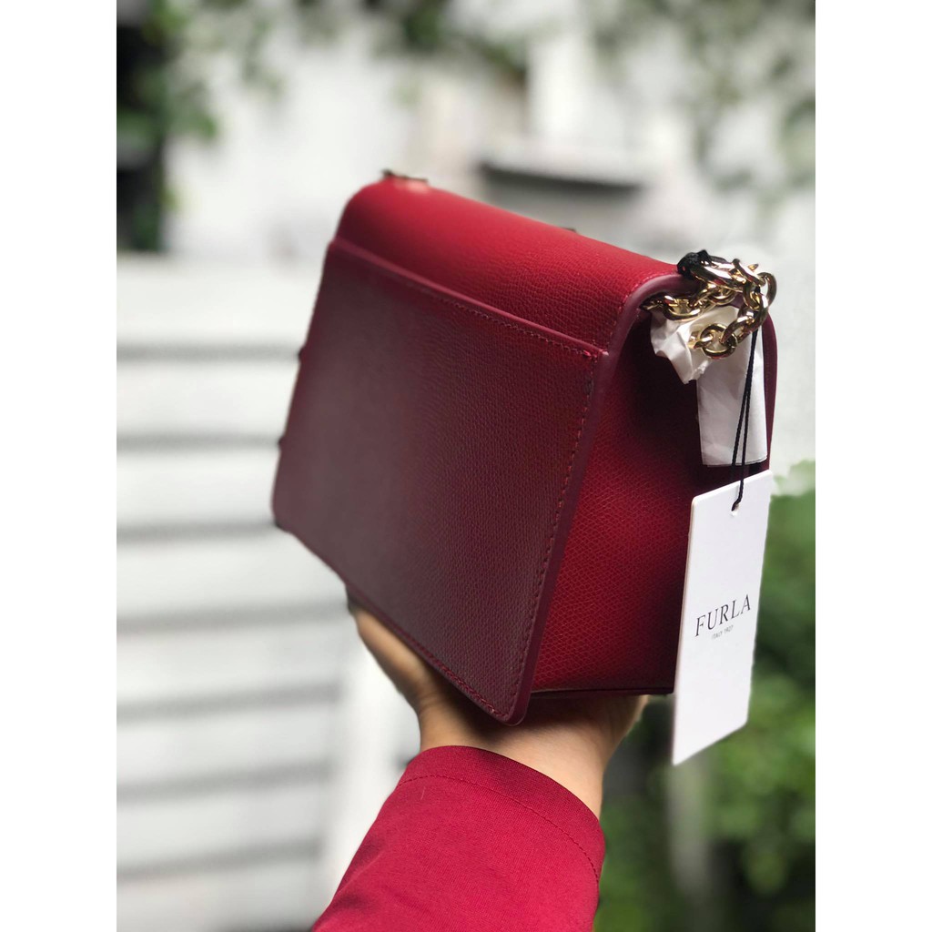 Túi xách nữ chính hãng Furla 1927 màu cili cực hót