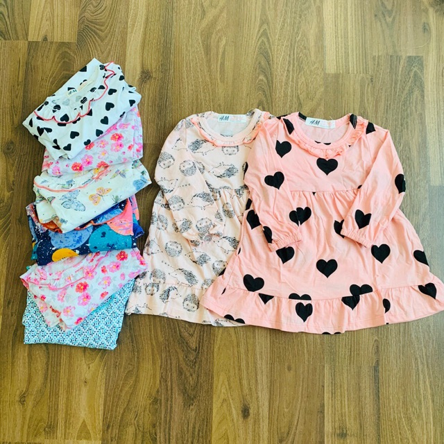 Set 3 váy H&M cho bé gái