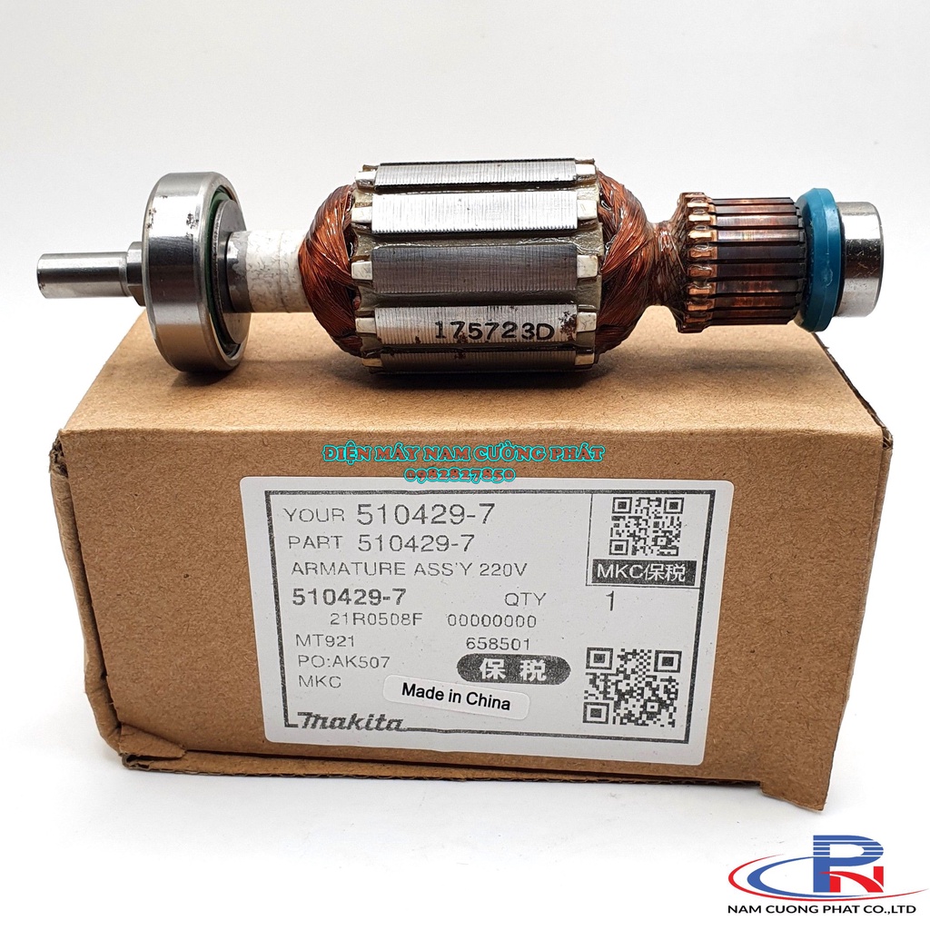 Rô to máy chà nhám rung Makita Maktec MT921 M9201 510429-7