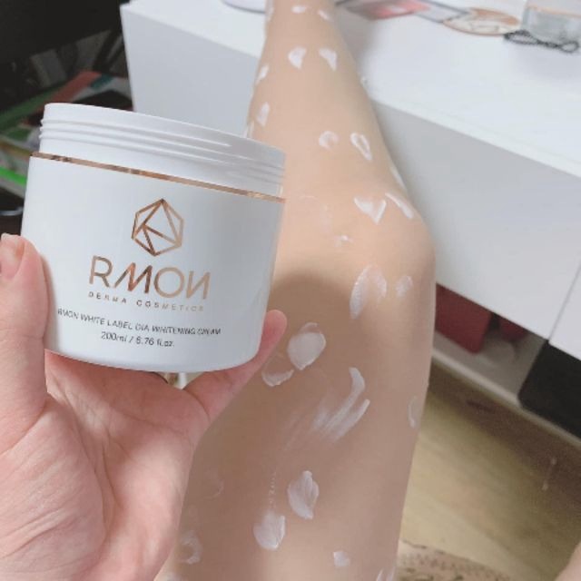 Kem dưỡng trắng da body tế bào gốc Rmon White Label Dia Whitening Cream 200ml