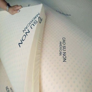 (SHIP TOÀN QUỐC) Nệm Cao Su Non American 1M8 x 2M x 15CM Thoáng Mát Đàn Hồi Tốt Bảo Hành 15 Năm