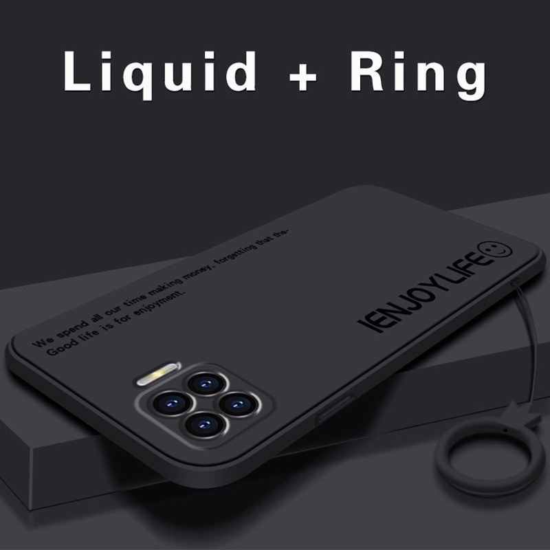 Ốp Điện Thoại Bằng Silicone Màu Trơn Cho OPPO a93 F17 PRO OPPO Reno 4F OPPO Reno4 F
