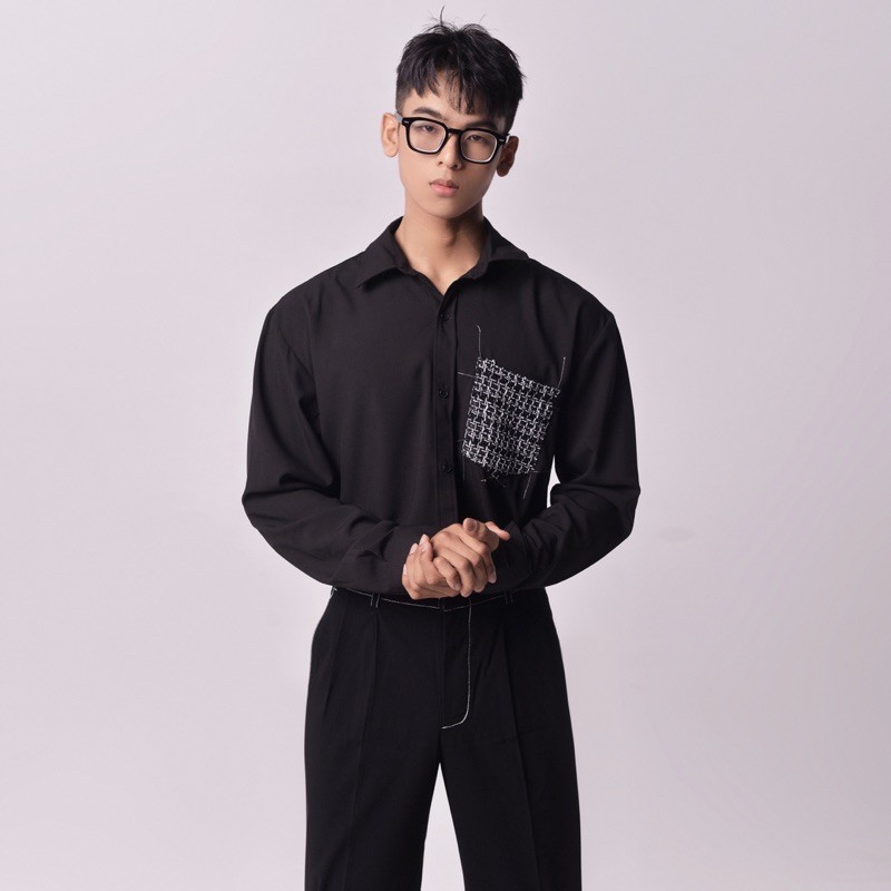 Áo Sơ Mi Phối Túi Twi - Chính Hãng Villa Wings